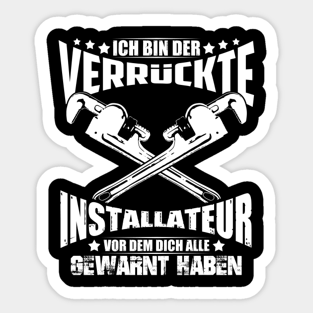Installateur Sprueche Geschenk Installateur Sprueche Geschenk